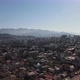 Panoramic Cityscape View of Batumi with Huge Mountains on the Horizon