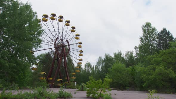 Abandoned Ferris Wheel in the City of Pripyat