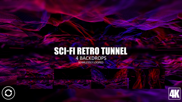 Sci Fi Retro Tunnel