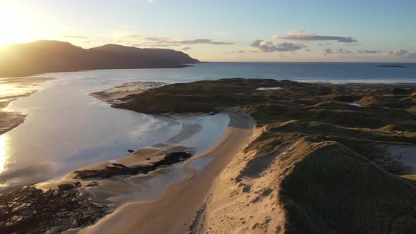 The Coast Between Kiltoorish Bay Beach and the Sheskinmore Bay Between Ardara and Portnoo in Donegal alt