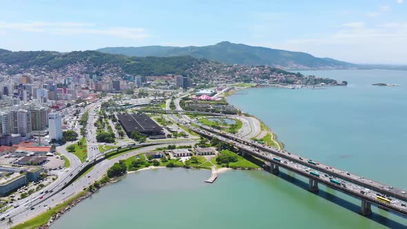 Bridges Of Pedro Ivo Campos, Colombo Salles, Skyscrapers, Buildings (Florianopolis, Brazil) alt
