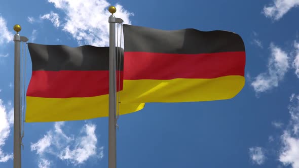 Germany Flag Vs Germany On Flagpole alt