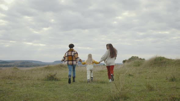 Back View of Two Lesbians Playing Daughter on Fresh Air alt