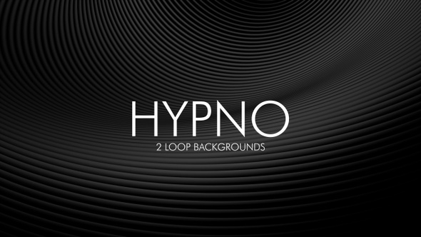 Hypno Black Loop Background Pack