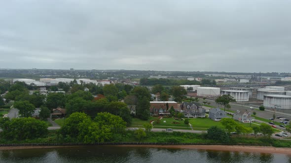 Detail of Equipment Oil Pipeline Steel with Valve From Large Oil Storage Tank alt