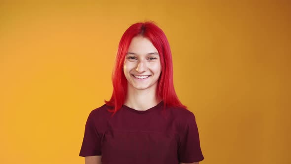 Laughing Woman Positive Emotion Happy Smiling alt