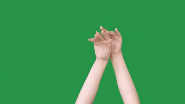 Hand Treatment Skin Care Female Palms Touching alt