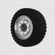 Vehicle Tire Spinning - VideoHive Item for Sale