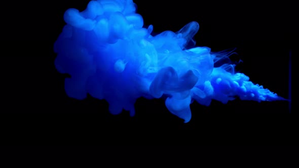 Abstract Isolated Smoke Explosion