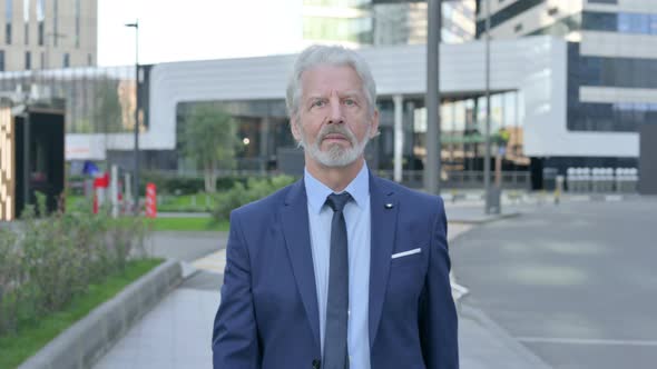 Walking Old Businessman alt