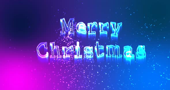 Illustration of christmas greeting with merry christmas message 4k alt