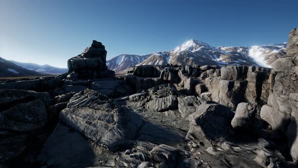 Rock and Stones in Alps Mountains alt