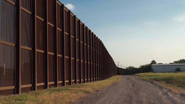 US Mexico Border Wall in Texas
