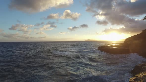 Sunset at a beach