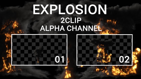 Explosion 2Clip Alpha