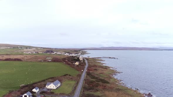 Aerial of the Isle of Islay and Loch Indaal, Stock Footage | VideoHive