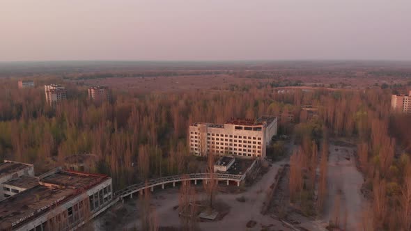 Ghost Town Pripyat Near Chernobyl NPP, Ukraine
