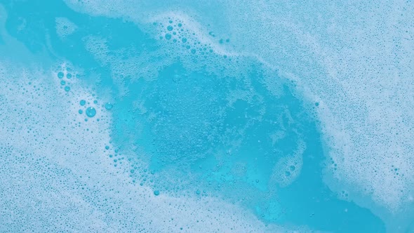 Blue Bubbling Liquid Boiling Texture, Stock Footage | VideoHive