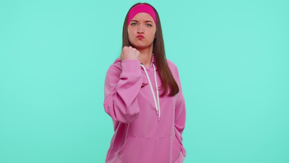 Upset Frustrated Annoyed Irritated Girl Quarreling Asking Reason of Conflict Why Such Stubborn alt