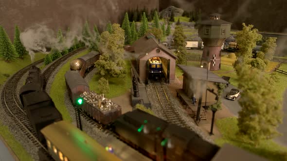 Train Station of a Miniature Train. alt