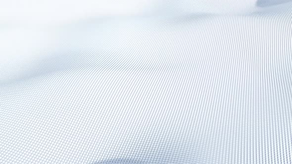 4k Abstract White Waving Background