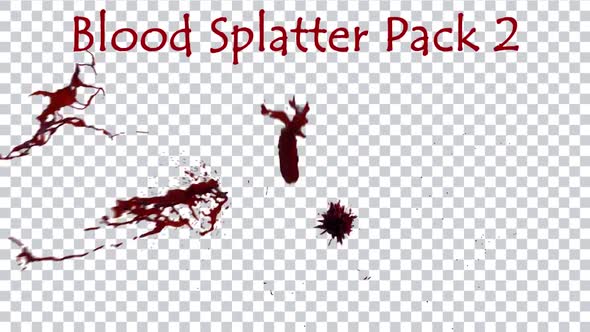 Blood Splatter Pack 2 4K