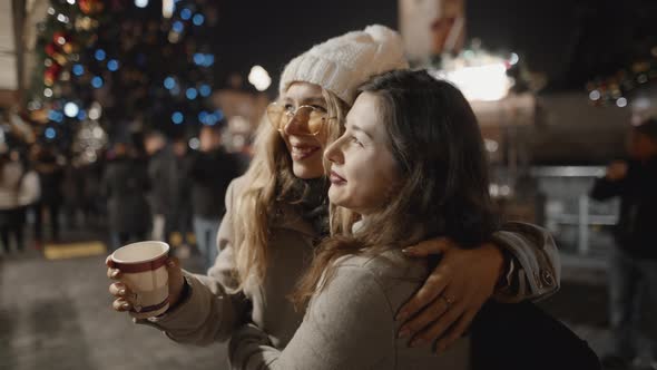 Two Lesbians Celebrating Xmas Time alt