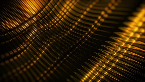 Gold Metal Abstraction