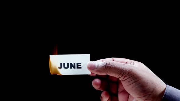 Burning Paper Writing June  alt