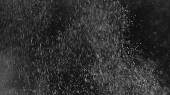 Bubbles Water on a Black Background. Close Up alt