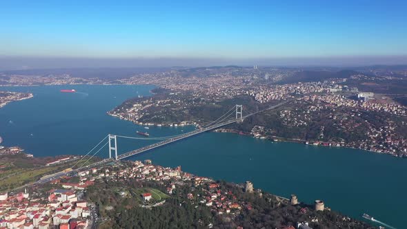 Istanbul Bebek Bosphorus Aerial View And Bridge 2 alt