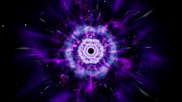 Space Purple Plasma Black Hole Background Loop 4K, Motion Graphics