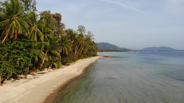 Beautiful high view of nature with sea ocean alt