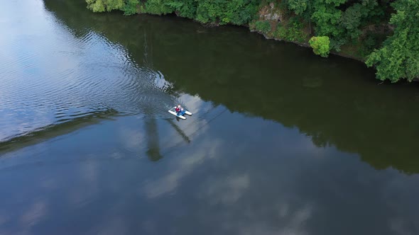 Catamaran On The River alt