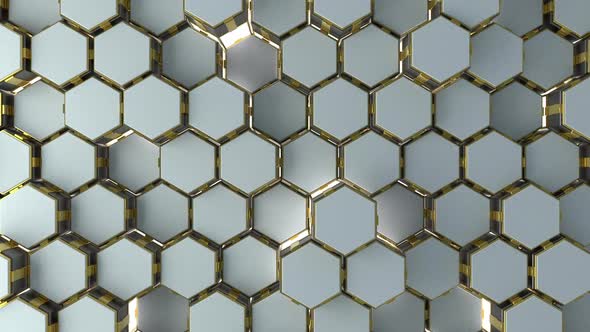 Futuristic Hexagon Background