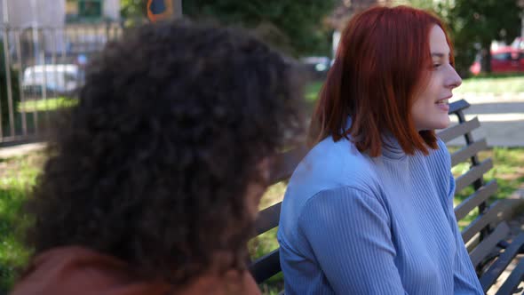 misunderstandings, disagreements - disabled man argues with his girlfriend alt