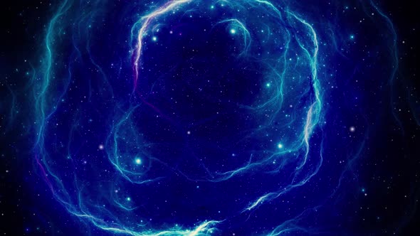 Flying Through Space. Starry outer space background texture alt