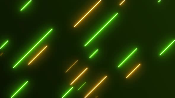 Neon lights effect background. 4K video seamless pattern looping