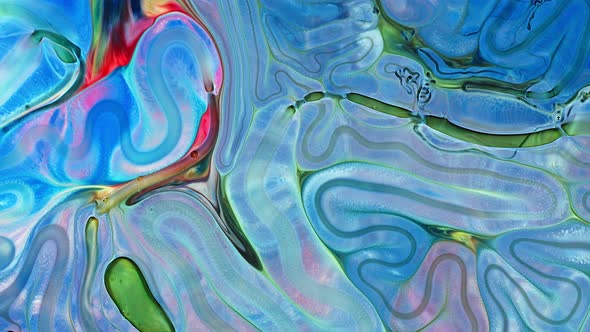 Abstract Colorful Food Paint Diffusion Spread 035 alt