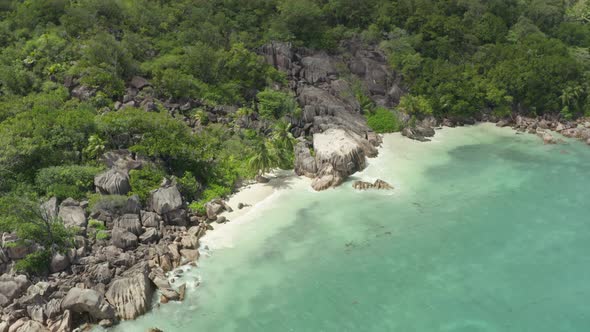 Aerial View Nature of Seychelles alt
