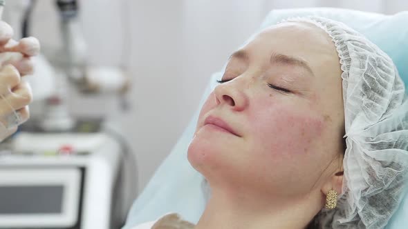 Face Skin Lifting Injections