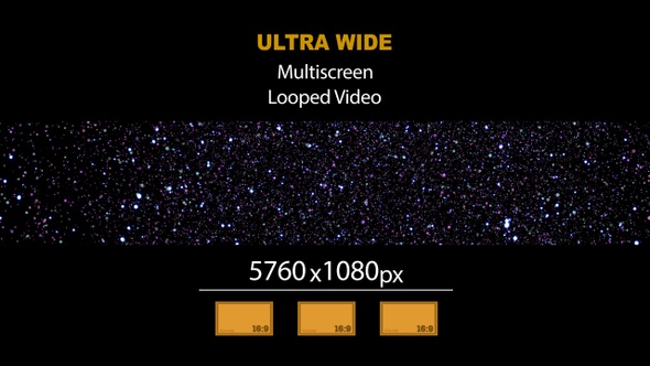 Ultra Wide HD Flux Particles Glitter 04