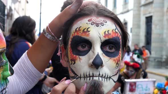 Halloween Day of the Dead Spectacular Makeup Party Mask