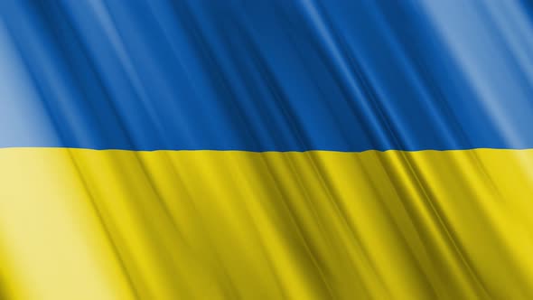 Ukrainian Yellow and Blue Flag  Animated Banner  Resolution
