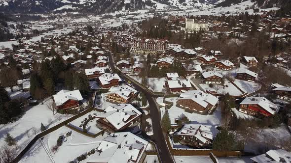 High angle of a resort  alt