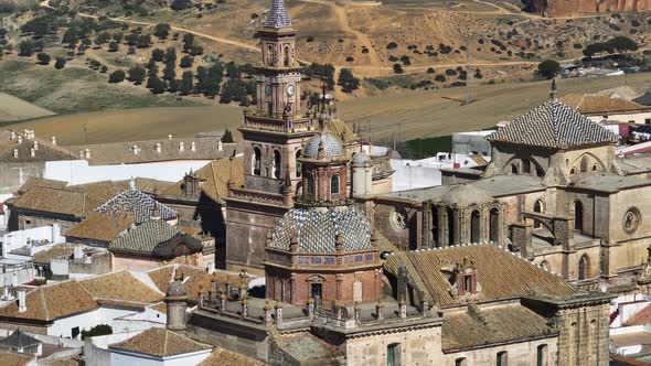 Aerial View of Carmona Province of Seville Andalusia Spain alt