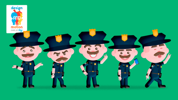 D&M Character Kit Tiny: Police Officer