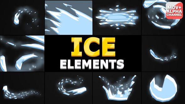 Ice Elements | Motion Graphics