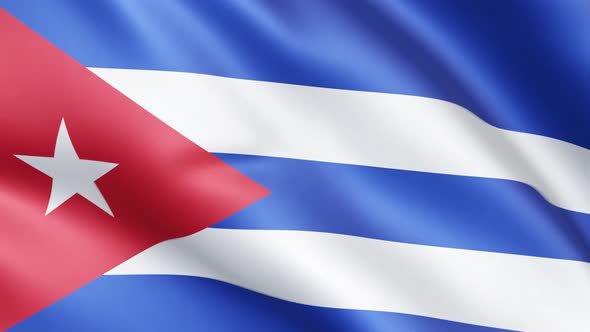 Cuban flag | Flag of Cuba | UHD | 60fps alt