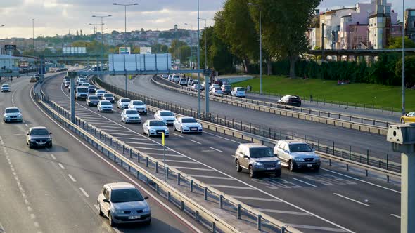  Car Traffic On The Highway